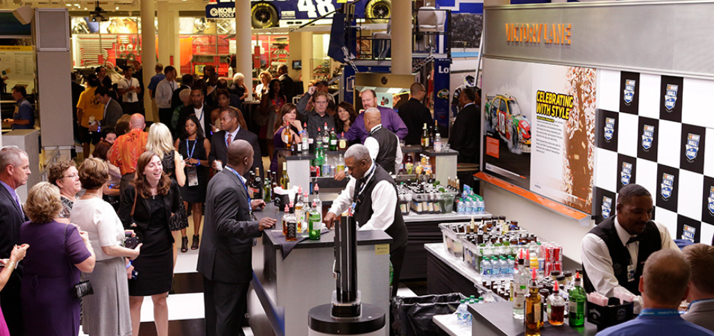 Nascar Hall of Fame bar